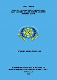 Kualitas Teh Melati Dengan Campuran Kulit Manggis Sebagai Inovasi Minuman Terbaru UMKM