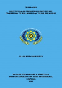 Subsitusi Dalam Pembuatan Cookies Dengan Penambahan Tepung Hanjeli dan Tepung Daun Kelor