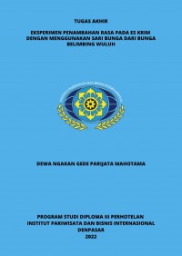 Eksperimen Penambahan Rasa Pada Es Krim Dengan Menggunakan Sari Bunga Dari Bunga Belimbing Wuluh