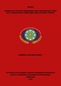 Penerapan Strategi Operasional Pada Operasional Event di PT. Kreasi Evolusindo Sejahtera