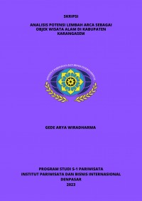 Analisis Potensi Lembah Arca Sebagai Objek Wisata Alam di Kabupaten Karangasem