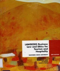 LAW 00203 Business Low and Ethnic For Tourism and Hospitality