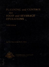 Planning and Control for Food and Beverage Operations