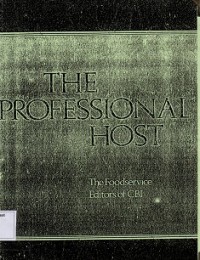 The Professional Host : The Food Service Editors of CBI