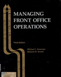 Managing Front Office Operations