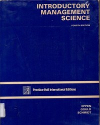 Introductory Management Science