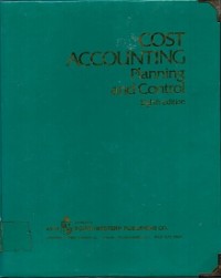 Cost Accounting Planning and Control