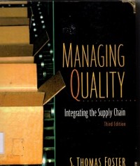 Managing Quality : Integrating The Supply Chain