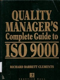 Quality Manager's Complete Guide to ISO 9000