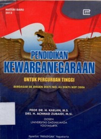 Pendidikan kewarganegaraan untuk perguruan tinggi