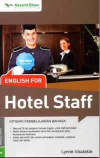 English For Hotel Staff