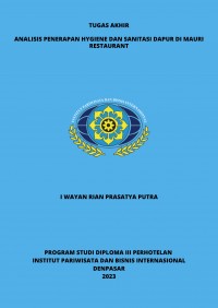 Analisis Penerapan Hygiene dan Sanitasi Dapur di Mauri Restaurant