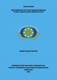 Implementasi SOP Pelayanan Pramusaji Di Bale Udang Mang Engking Kuta