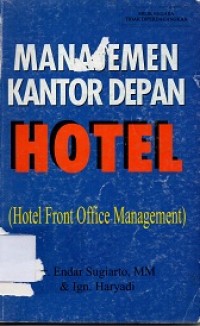 Manajemen Kantor Depan Hotel (Hotel Front Office Management)