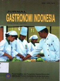 Jurnal Gastronomi Indonesia