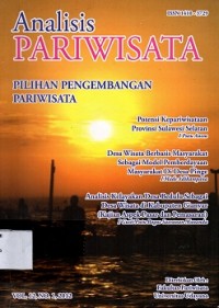 Analisis Pariwisata : pilihan pengembangan pariwisata