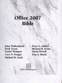 Office 2007 Bible