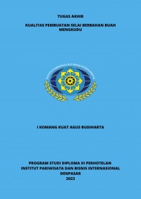 Kualitas Pembuatan Selai Berbahan Buah Mengkudu